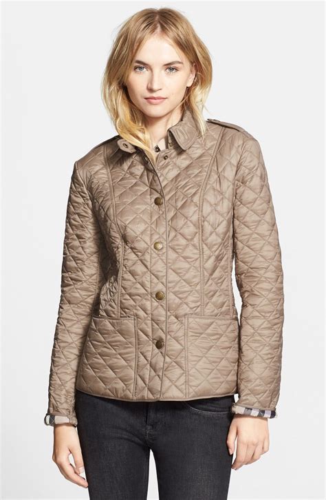 burberry quilted jacket snap front|burberry coats for women.